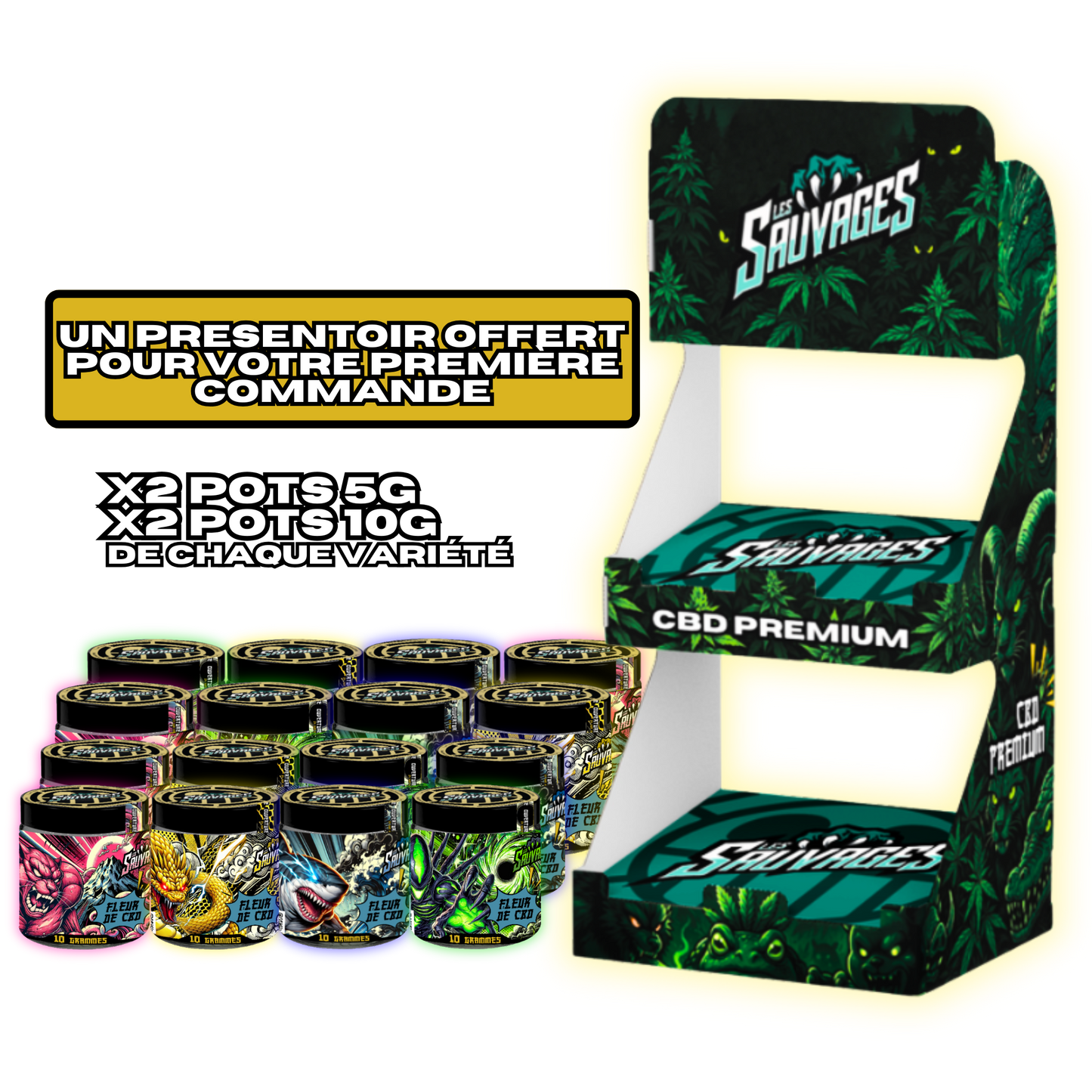 PACK PREMIUM - LES SAUVAGES - FLOWER EDITION 1