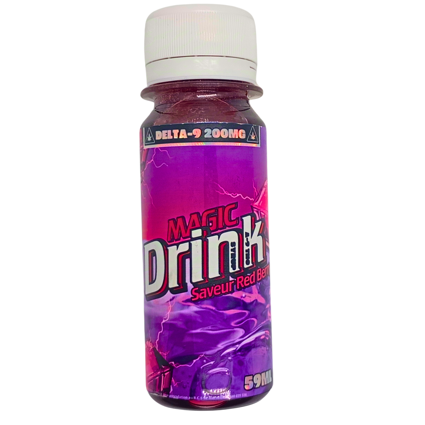 SIROP RED BERRY DELTA-9 THC - 200MG