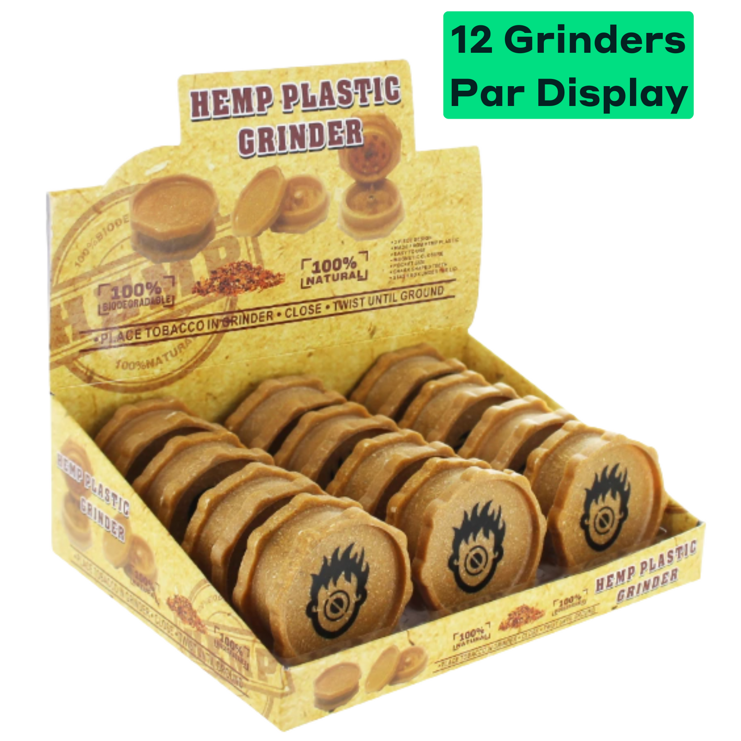 Grinder Chanvre (12 grinders)