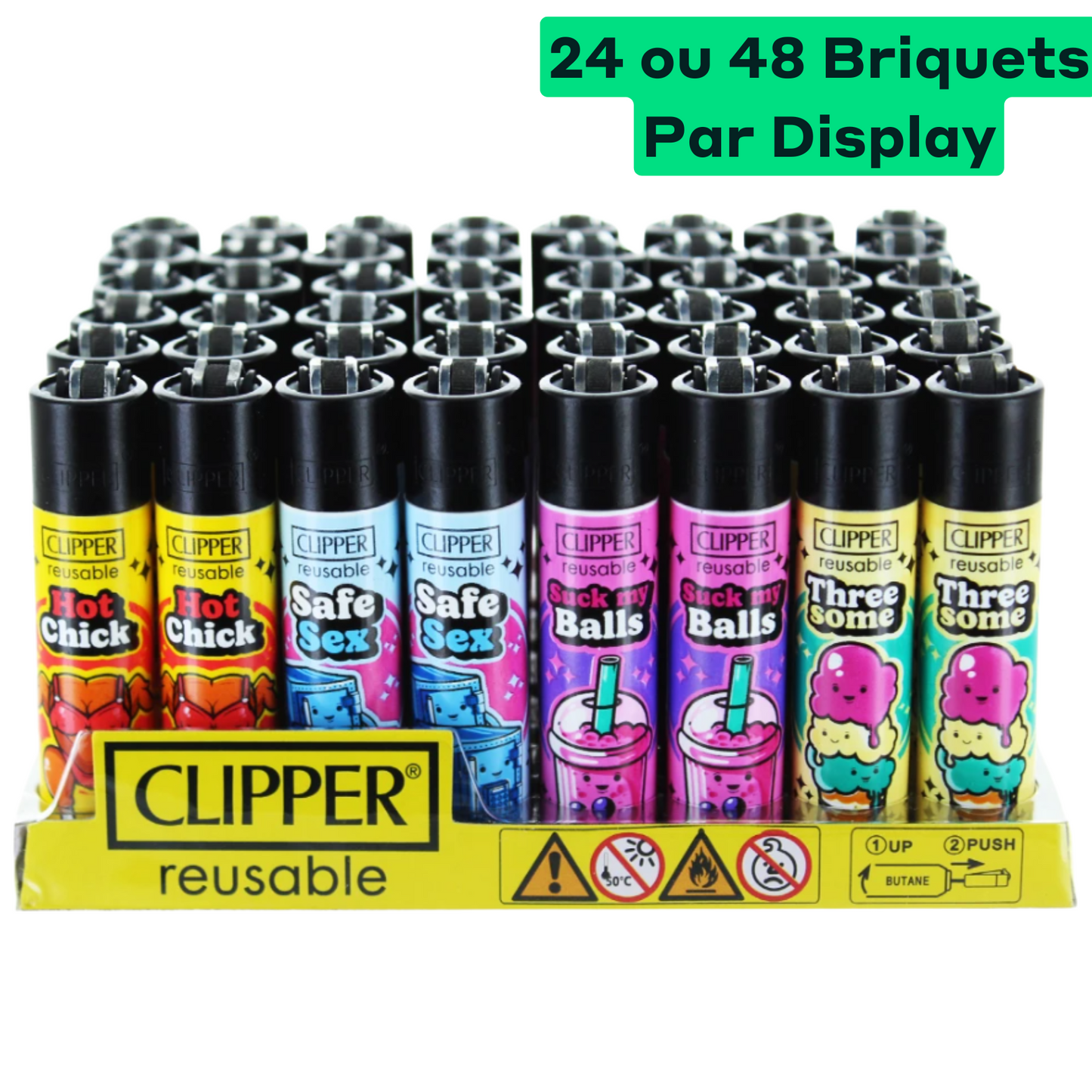 Briquet Clipper (24 ou 48 briquets)