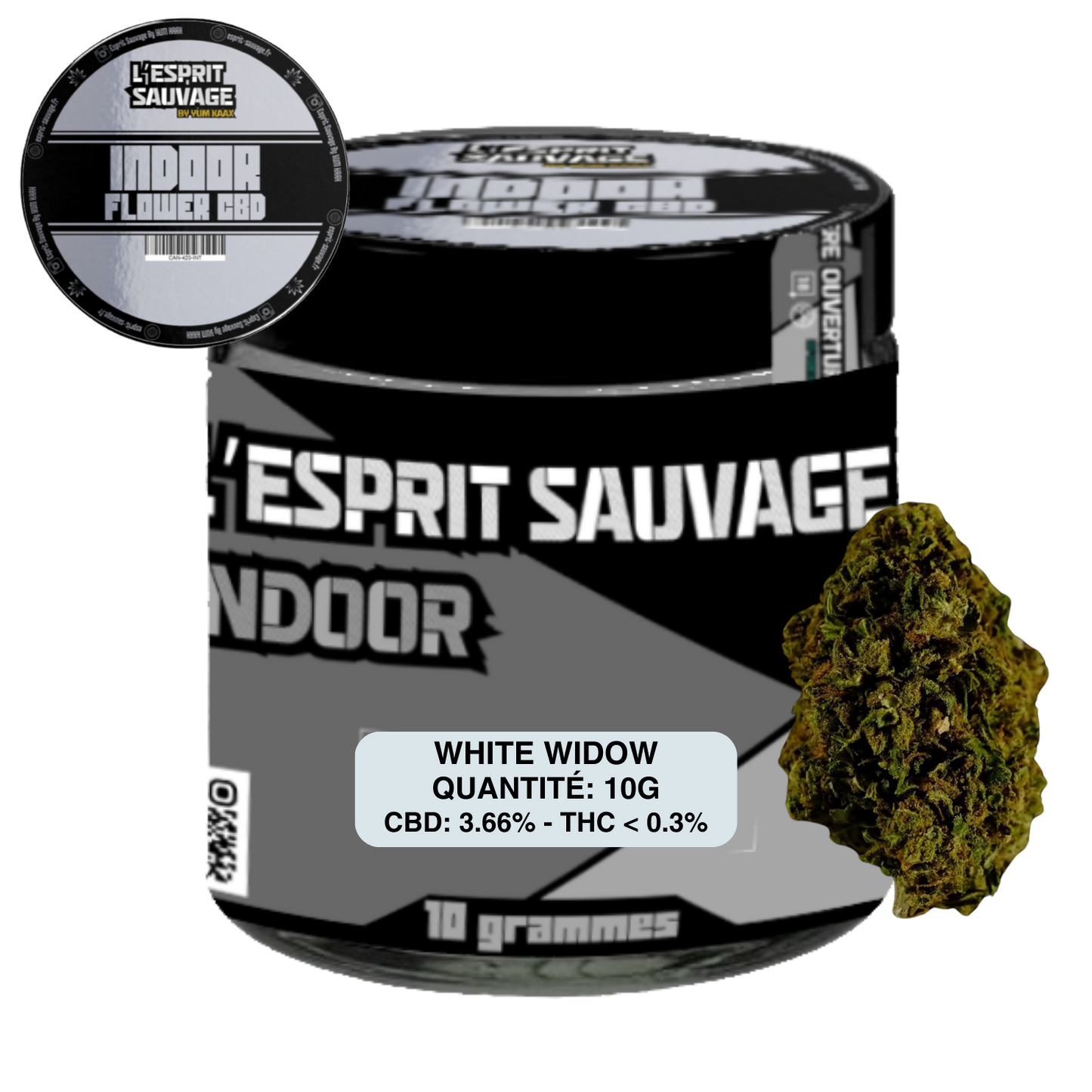 WHITE WIDOW - POT INDOOR - FLEURS CBD