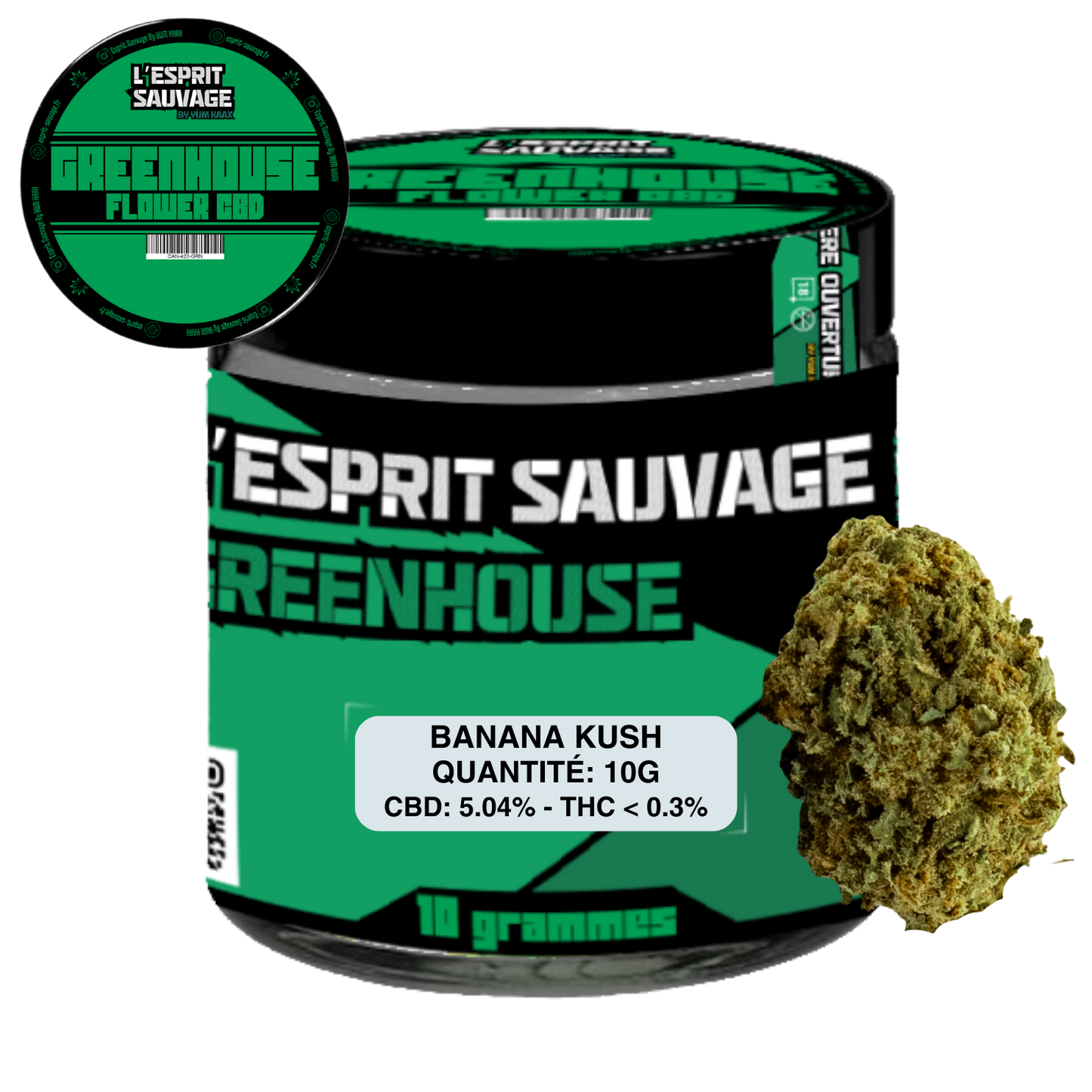 BANANA KUSH - POT GREENHOUSE - FLEURS CBD